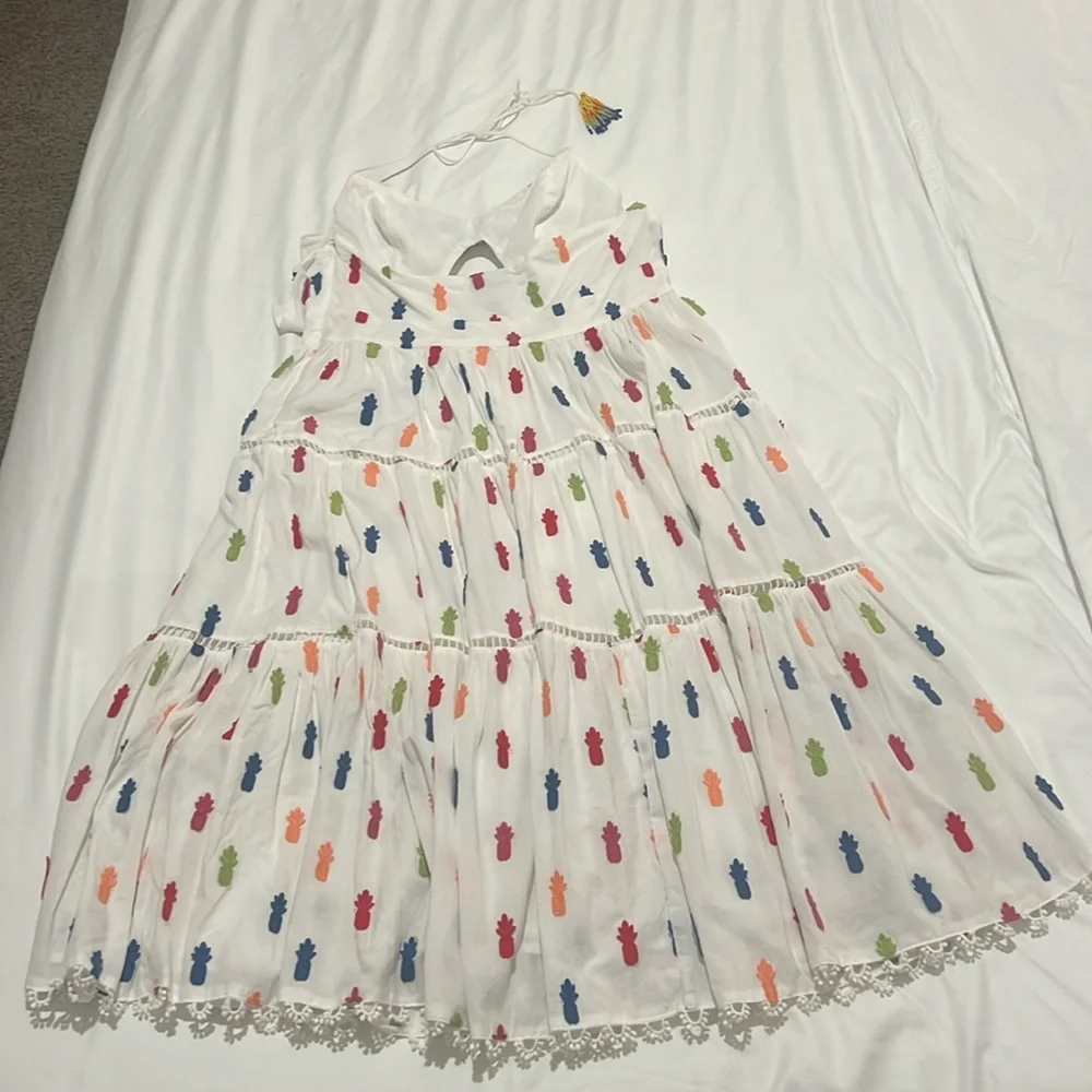 Farm Rio Pineapple Mini Dress - Picture 4 of 5